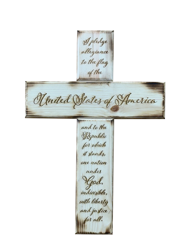 Custom Engraved Patriot Crosses