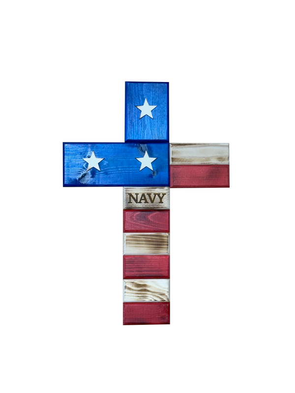 Custom Military Branch Patriot Cross