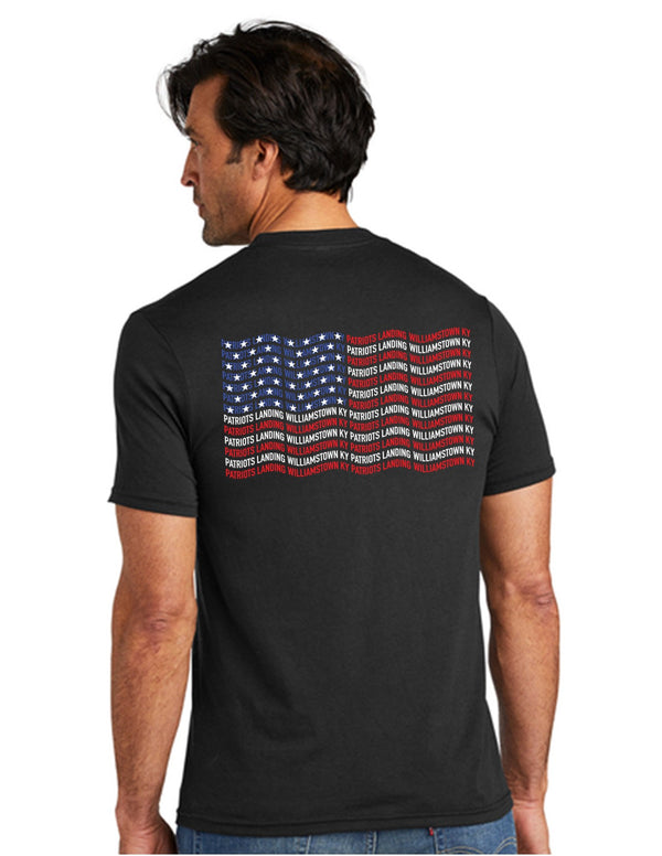 Patriots Landing American Flag T